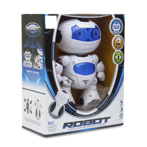 Robot de baile inteligente electrónico RC para niños-Juguete STEM con música y luces, blanco - Product Image 4