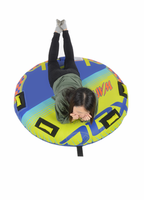 Bouée de ski nautique gonflable en PVC Warp Speed, sans corde, pour bateau, capacité 2 personnes, jusqu'à 100 kg, pour homme