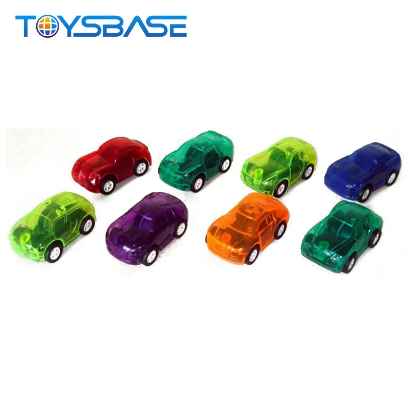 販促用おもちゃギフト高品質透明小型車セットプルバック車のおもちゃ