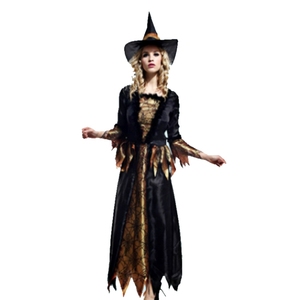 Cosplay traje de bruja traje de <span class=keywords><strong>halloween</strong></span> con sombrero - Product Image 1