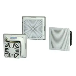 CE Approved 204*204mm Rittal Fan Filter AC/DC Ventilation Fan with Filter