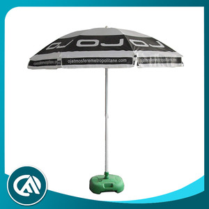 Nouveau modèle commercial grade plage <span class=keywords><strong>exotique</strong></span> <span class=keywords><strong>soleil</strong></span> pas cher parapluie avec base - Product Image 2