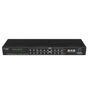 สนับสนุน3D 1080P @ 60Hz Hdbaset 8X8 HDMI Matrix