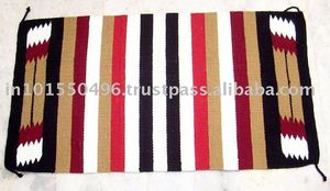 Couverture de selle en laine 100% personnalisée, équitation, couverture navajo, prix d'usine, couverture de selle western équestre, 32 x 64 - Product Image 2