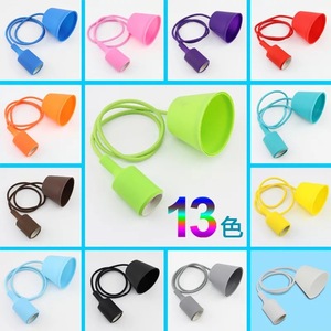 Commercio all'ingrosso Dell'annata Pendente di Silicone Ceilling Lampada <span class=keywords><strong>Da</strong></span> <span class=keywords><strong>Parete</strong></span> Regolabile E27 <span class=keywords><strong>Portalampada</strong></span> con Filo di Silicone - Product Image 4