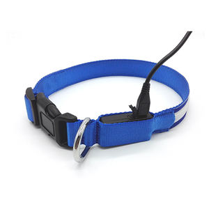 <span class=keywords><strong>Collar</strong></span> de perro de nailon LED personalizado de alta calidad al por mayor, <span class=keywords><strong>Collar</strong></span> de perro mascota con patrón de impresión intermitente iluminado - Product Image 5