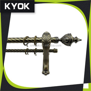 KYOK <span class=keywords><strong>Tringle</strong></span> à Rideau Robuste et Élégante 0,6 mm, Ensemble Complet de Tringles à Rideaux Pivotantes en Métal, <span class=keywords><strong>Tringle</strong></span> à Rideau en FER Très Vendue - Product Image 5