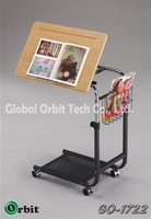Bureau d'ordinateur portable moderne en bois pliable à hauteur réglable pour la maison, le bureau, le salon, l'hôtel, la cuisine, l'hôpital, l'école