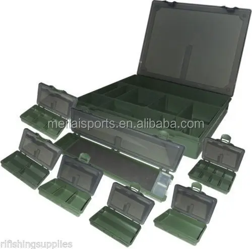 Kotak Penyimpanan Alat Pancing Karper 7 + 1, Sistem Penyimpanan Kotak Peralatan Memancing
