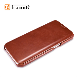 ICARER Genuine Leather Lật Bìa Case Cho Samsung Galaxy S7 và S7 Điện Thoại Di Động Cạnh Lật Bìa - Product Image 4