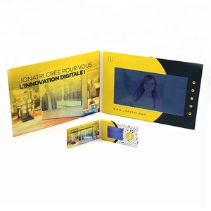 Brochure vidéo numérique LCD 7 pouces, élégante <span class=keywords><strong>carte</strong></span> de vœux professionnelle avec thème de mariage pour un ensemble de <span class=keywords><strong>cadeaux</strong></span> promotionnels - Product Image 2