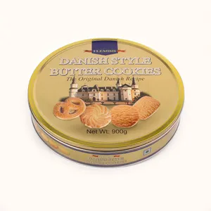 908g Butter kekse im dänischen Stil in Dosen