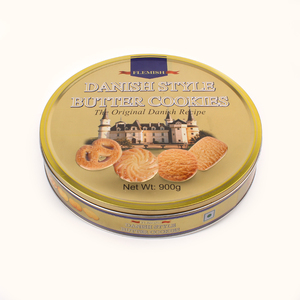 <span class=keywords><strong>Biscotti</strong></span> Danesi al Burro da 908g <span class=keywords><strong>con</strong></span> Gusti di <span class=keywords><strong>Uovo</strong></span> e Crema, Wafer allo Zucchero a Basso Contenuto di Carboidrati, Arrotolati in Scatole - Product Image 3