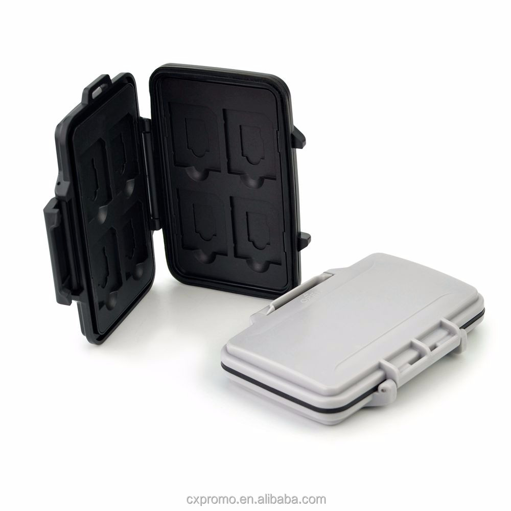 Аксессуары для камеры Прочный водонепроницаемый чехол для карт памяти для SD,TF,SD карт 8sd + 8micro Sd модный SW1701