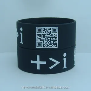 Nuovo Disegno di Codice QR Braccialetti In Silicone