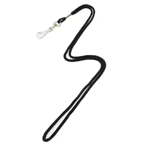 Lanière tressée personnalisée pour <span class=keywords><strong>porte</strong></span>-<span class=keywords><strong>Badge</strong></span>, sangle <span class=keywords><strong>de</strong></span> <span class=keywords><strong>cou</strong></span>, cordon rond en PP - Product Image 1