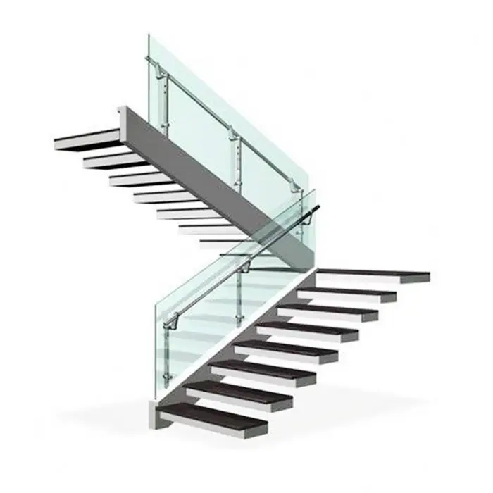 दबाना रेलिंग डिजाइन सीढ़ी बालकनी कांच रेलिंग विस्तार