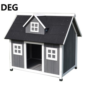 Legno per la casa del cane, la casa per cane di grandi dimensioni, prefabbricata outsi de a casa del cane di lusso canile - Product Image 2