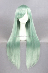 Alta qualità 80cm lungo verde dritto i sette peccati capitali Elisabeth Wig Cosplay sintetico Anime Cosplay parrucca capelli - Product Image 3