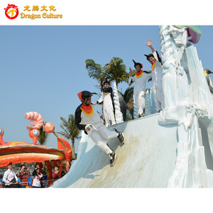 Thép và sợi thủy tinh công viên giải trí diễu hành nổi xe sản phẩm hấp dẫn trong thiết bị công viên - Product Image 4