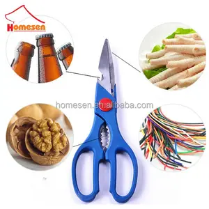 German Scissors Wholesale Professional Stainless Steel Kitchen Scissor, Vegetables Cutting Plastic Yangjiang Customized Logo