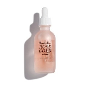 Private Label la Cura Della Pelle Idratante All'ingrosso Rosa 24k Oro Siero Viso Illuminante Rosa Oro Siero