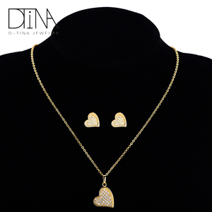 DTINA Correspondência Brinco E Conjuntos de Colar Personalizado Conjunto de Jóias Para Senhoras - Product Image 5