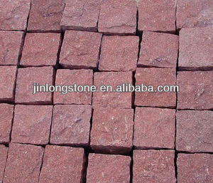 Bloc de granit <span class=keywords><strong>porphyre</strong></span> rouge à bas prix, <span class=keywords><strong>pavé</strong></span> 20x20 - Product Image 4
