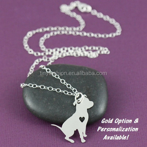 Personalizada Joyería Del Corazón Lindo Pit Memorial <span class=keywords><strong>de</strong></span> La Joyería <span class=keywords><strong>de</strong></span> Moda Collar <span class=keywords><strong>de</strong></span> Plata Colgante <span class=keywords><strong>de</strong></span> Collar <span class=keywords><strong>de</strong></span> <span class=keywords><strong>Perro</strong></span> - Product Image 1