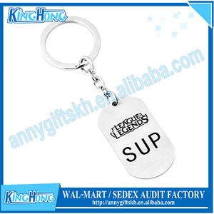 League Of Legends Lol Vijf Rollen Dog Tag Ketting Sleutelhanger