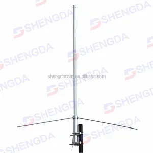 SDDiamond 玻璃纤维 X50 双频基站天线, OEM VHF/UHF 高增益底座天线与 MJ/NJ 连接器