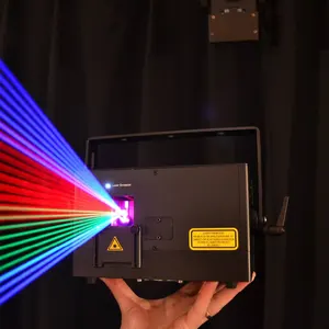 Çekici lazer ışığı/logo/reklam/kiriş/projektör lazer 5w disko