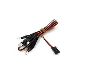 Tamiya Axial <span class=keywords><strong>Rcok</strong></span> Crawler RPM Juego de barras de luz de montaje en techo Chrome 5 Light - Product Image 5