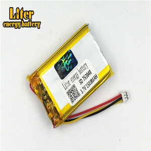 Socket 1.5-3 P 753048 Lithium battery 1500 mah Rechargeable Li Polymer Battery PL LiPo battery with wire - Product Image 3