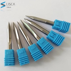 8mm shank זוגי חלילי חריטה קצת טונגסטן קרביד CNC סוף טחנות עץ חריטת סכין