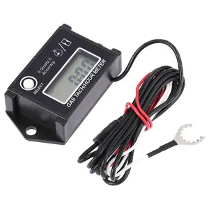 新しいLCDデジタルタコメーターTach/Hour Meter RPM Tester termometro for 2/4 Stroke Engine Motorcyclesタコメーターモーター