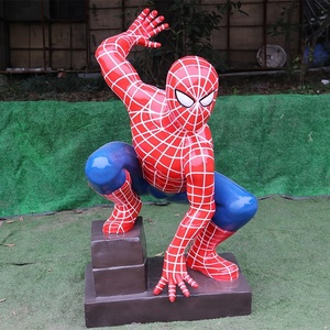 Parque temático de fibra de vidrio personalizados superhéroe vida tamaño estatua - Product Image 4