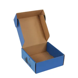 제조업체 대형 컬러 인쇄 골판지 상자 우편 의류 상자 골판지 맞춤형 배송 상자 로고 포장