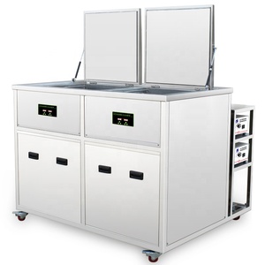Nettoyeur à ultrasons de grande taille pour la fabrication d'outils de moulage / matrices, avec rinçage et 2 réservoirs, machine de <span class=keywords><strong>nettoyage</strong></span> sonique - Product Image 1