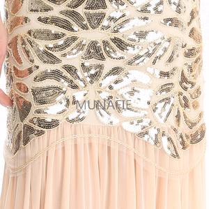 Bestdance — <span class=keywords><strong>robe</strong></span> de soirée en paillettes Vintage 1920, tenue de fête de mariage, élégante - Product Image 6