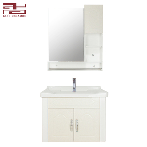 Fabricante de <span class=keywords><strong>China</strong></span> guci marca moderna del gabinete del cuarto de baño del pvc blanco cuenca gabinete de baño gabinete de pared - Product Image 1