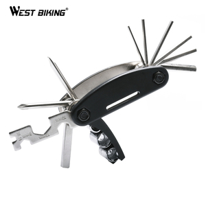 Kit d'outils de réparation de vélo de haute qualité WEST BIKING – Clé à rayons et tournevis multi-usages pour VTT, idéal pour l'entretien des vélos - Product Image 4