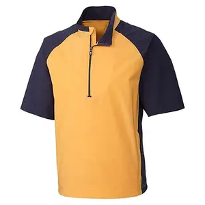Premium Top quality designer half zipper Golf Pullover Wind breaker wind shirt pullover Jacket Made in China