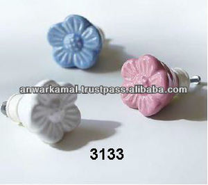 Boutons de tiroir d'armoire en résine de qualité supérieure en vrac bouton de commode en céramique - Product Image 2
