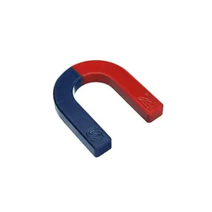 Red Blue Painted Pole U Shaped Horseshoe Magnet for Teaching