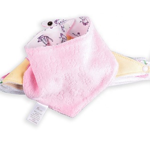 Rifornimento della fabbrica appena nato Sveglio Animali Modello 100% Cotone Organico Del Bambino <span class=keywords><strong>Bandana</strong></span> Bib - Product Image 3