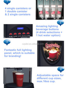Machine à café soluble pour usage commercial - Golden <span class=keywords><strong>Monaco</strong></span> 4S - Product Image 4