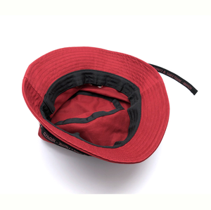 Personalized <strong>Red</strong> Korean Stylish Adjustable Custom <strong>Bucket</strong> <strong>Hat</strong> With String - Product Image 5
