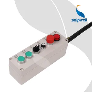 SAIP/SAIPWELL Điện ABS Bao Vây IP65 Pushbutton Không Thấm Nước Tín Hiệu Ánh Sáng Hộp Điều Khiển