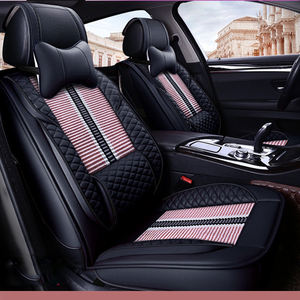 Yeni Tasarım 5D Yaz Serin Buz Ipek Moda Tam Set için Komik Araba Koltuğu Kapakları Yüksek Kaliteli Evrensel Koltuk Kapakları - Product Image 3